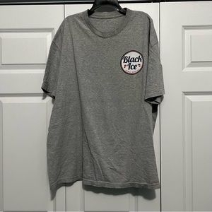 Vintage Early 2000 Original Black Ice Midwest Hardcore Band Shirt Size XXL